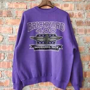 Retro Nascar Brickyard 400 Indianapolis Sweatshirt Nascar Crewneck